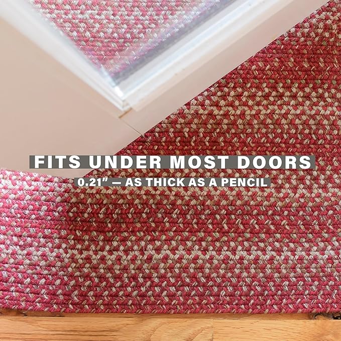 Homespice Apple Pie Red Jute Braided Rug 5x8' - Image 5
