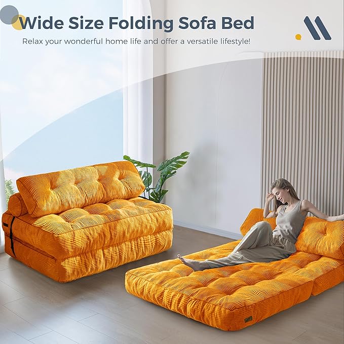 MAXYOYO Folding Sofa Bed, Convertible Sleeper Chair - Image 6