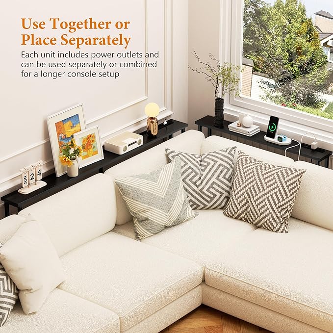 GRLEAF 39" Narrow Console Sofa Table - Image 8