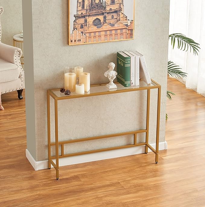 MAJARO Small Modern Console Table - Image 3