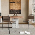 Mid-Century Modern Dining Chairs Set of 2, High-End Stylish Kitchen Restaurant by CYSISTERS