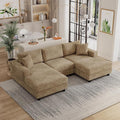 99" Symmetrical U Shaped Reversible Modular Sectional Sofa, Convertible Sofa by Unknown