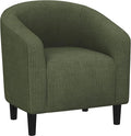 Yaheetech Accent Barrel Chair, Corduroy Fabric Club Chair, Furry Sherpa Elegant by Yaheetech