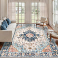 Tangsoo 8x10 Area Rug for Living Room, Washable Vintage Indoor Non Slip Large by Tangsoo