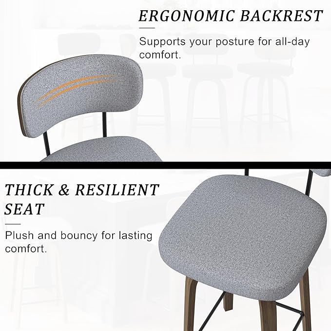Swivel Counter Height Bar Stools - Image 7