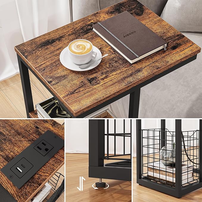 Vagusicc C Shaped End Table - Image 4