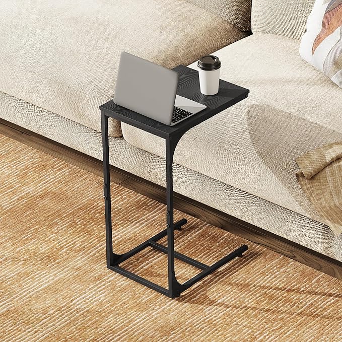 WLIVE C-Shaped End Table Set of 2, Small Couch Side Tables - Image 6
