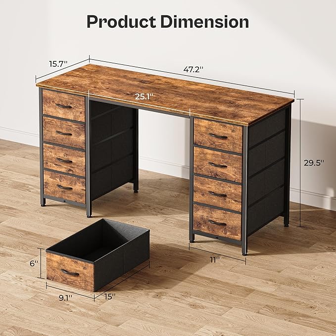 Huuger 47 Inch Computer Desk - Image 2