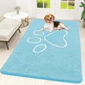 OLANLY Door Mat for Muddy Dog Paws 59x35, Ultra Absorbent Chenille Mud Doormat by OLANLY