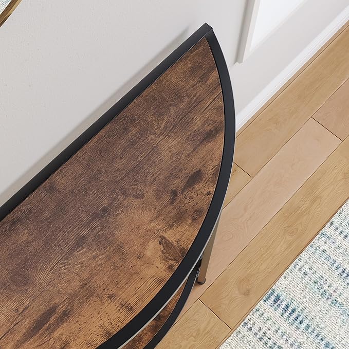 Entryway Table with Storage, Narrow Console Table - Image 8