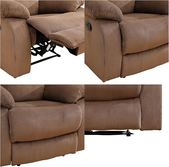 Loveseat Recliner Sofa, Reclining Loveseat Couch - Image 5