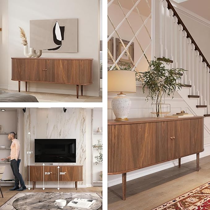 WERMO 71’’ Sideboard Storage Cabinet - Image 5