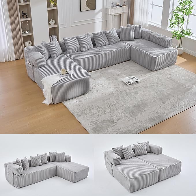 Eafurn DIY Combination Compression Modular Sectional Sofa by Unknown
