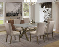 East West Furniture X797FL716-7 7 Piece Dining Table Set Consist of a Rectangle by EastWestFurniture