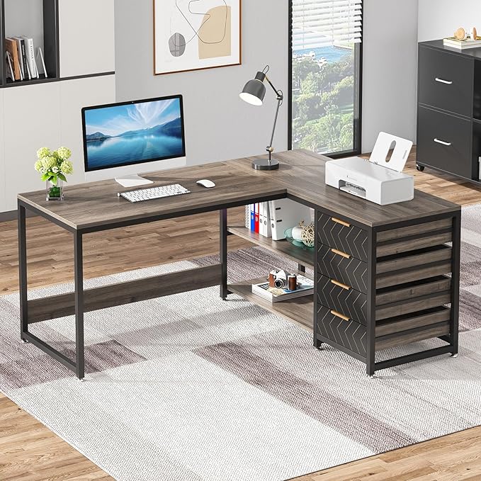 Tribesigns L Shaped Computer Desk - Image 3