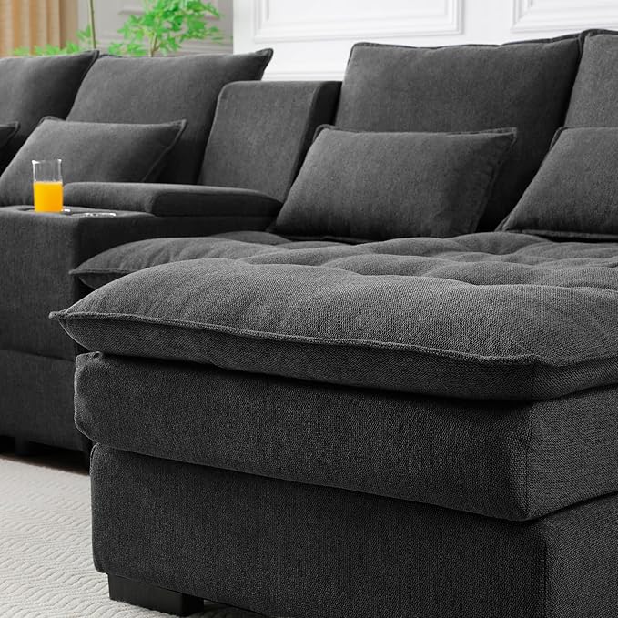 KEIKI 130" U-Shaped 6 seat Sofa - Image 6