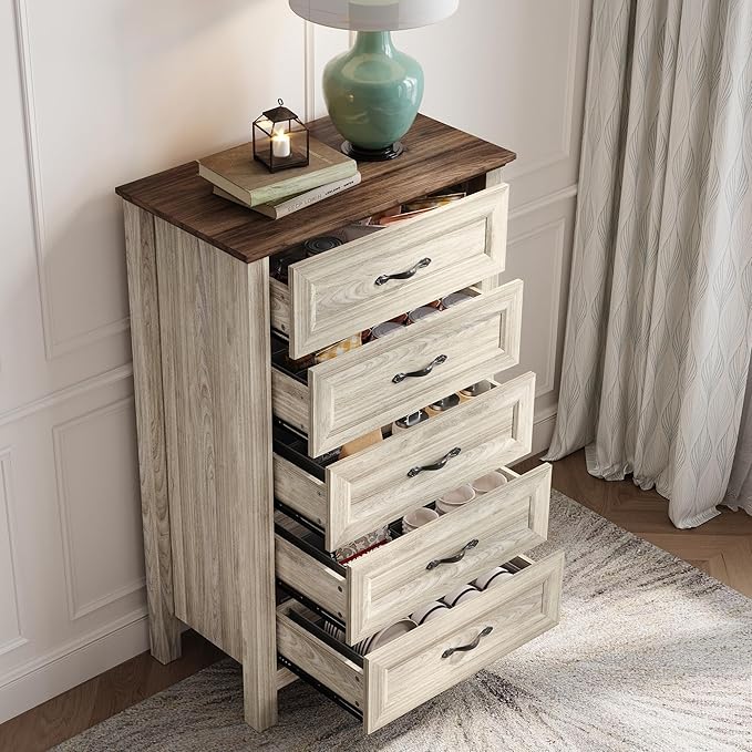 LINSY HOME Tall Dresser for Bedroom - Image 5