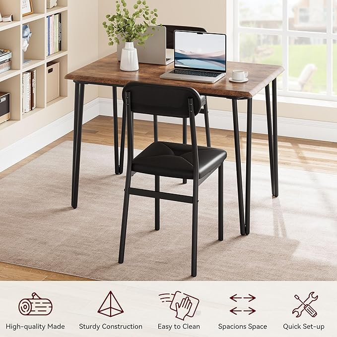 GarveeHome Dining Table Set for 4, Kitchen Table - Image 4