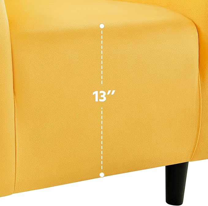 Yaheetech Yellow Chair, Accent Chair - Image 8