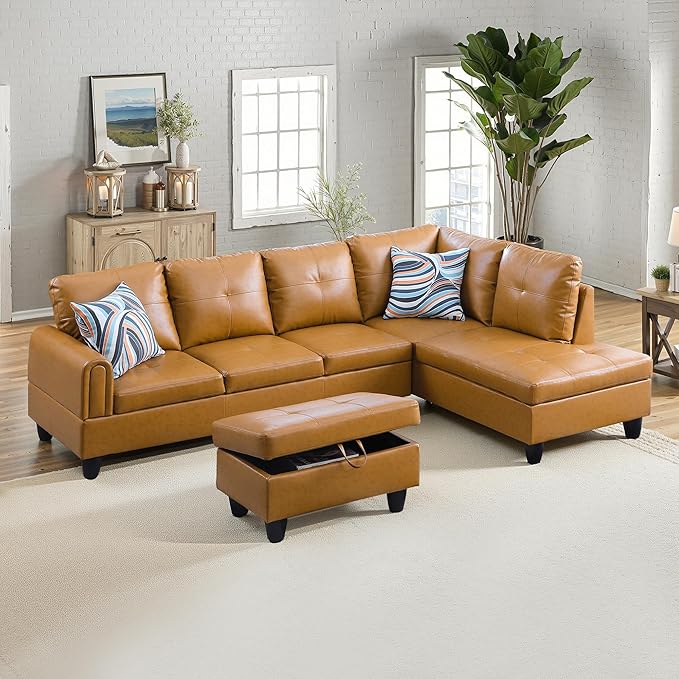 NicBex Sectional Couch 3 Pieces Sofa Set - Image 2