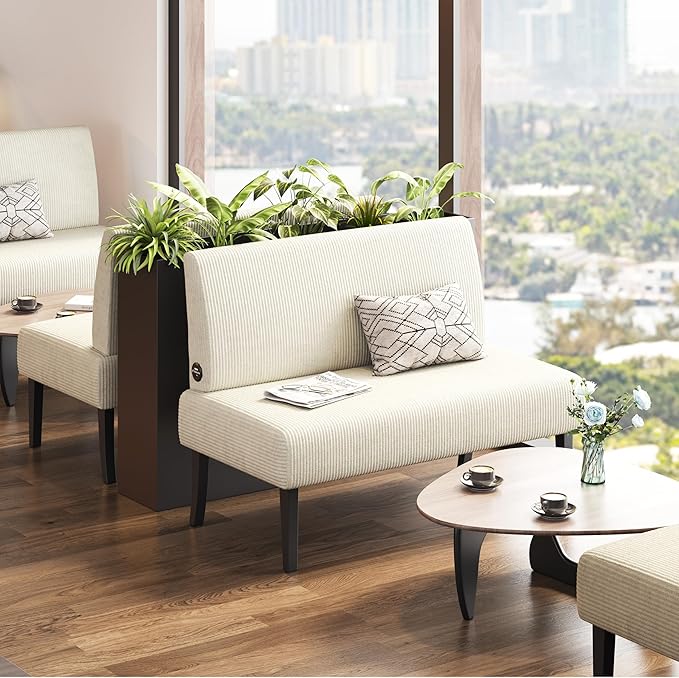 Yaheetech Small Mini Sofa Couch Armless Loveseat Futon - Image 9