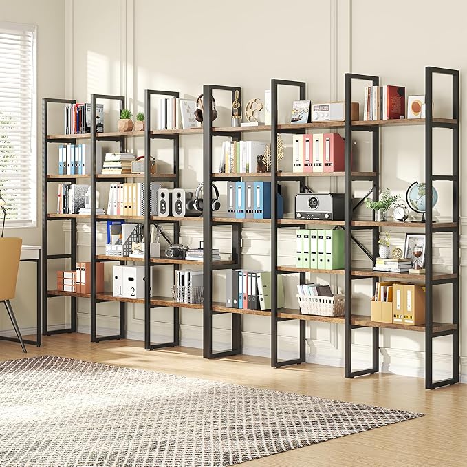 70.86" Modern Bookshelf and Bookcases - Image 5