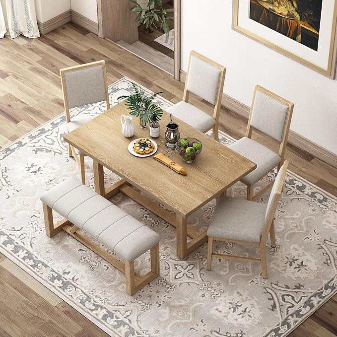 Ball & Cast 6-Piece Dining Table Set - Image 3