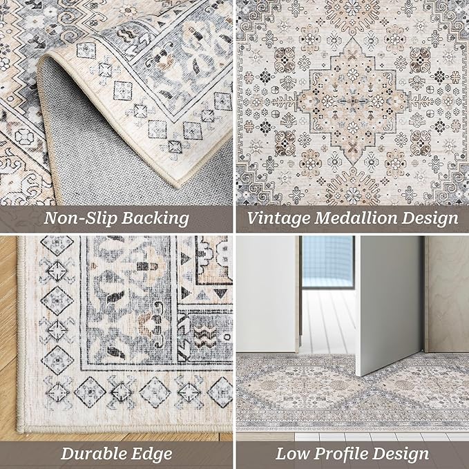 zesthome Washable Runner Rug 2.5x8 - Image 4