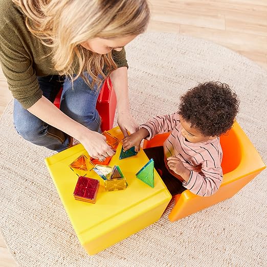 ECR4Kids Tri-Me Table and Cube Chair Set - Image 12