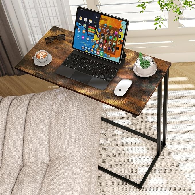C-Shaped Side Table, Modern End Table - Image 6