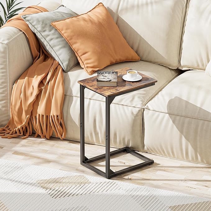 C-Shaped Side Table, C-Table for Sofa, Couch Table - Image 2