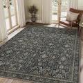 10X12 Area Rugs Machine Washable Rugs by BESBLEE