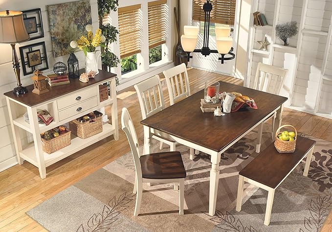 Signature Design by Ashley WhiteOwing Bench, 44.25" W x 16.25" D x4.25 H - Image 15