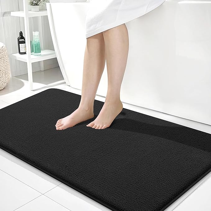 OLANLY Thick Memory Foam Bath Mat Rug 44x24, Extra Soft Absorbent Bathroom Rug by OLANLY