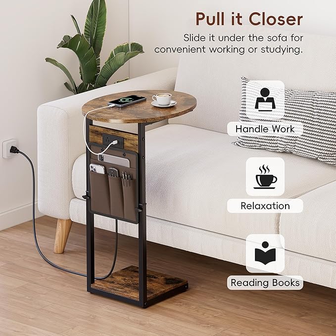 Vagusicc C Shaped End Table - Image 6