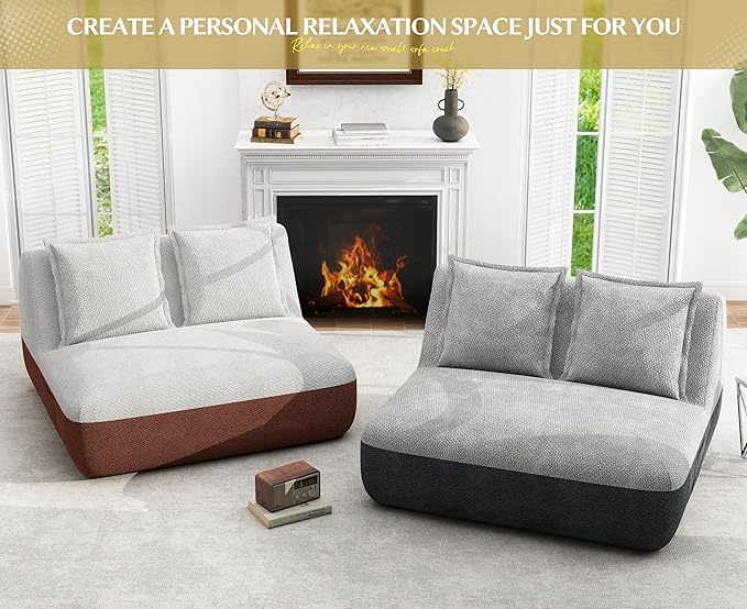 Hobestluk Small Sofa Couch Lounge Sofa Chair - Image 5