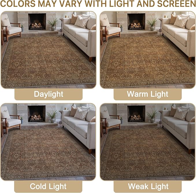 6X9 Area Rugs Machine Washable Rugs - Image 6
