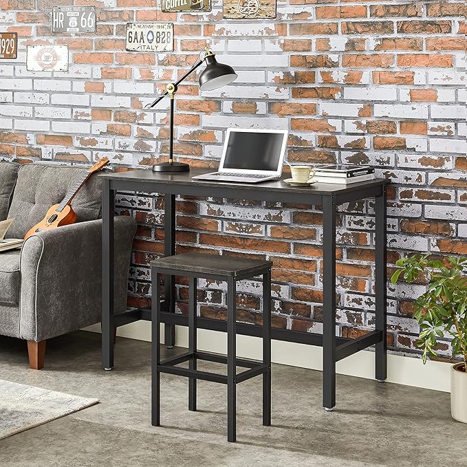 VASAGLE Bar Stools, Kitchen Breakfast Bar Stools - Image 5