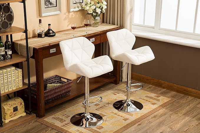 Roundhill Furniture Glasgow Contemporary Tufted Adjustable Height Hydraulic - Image 8