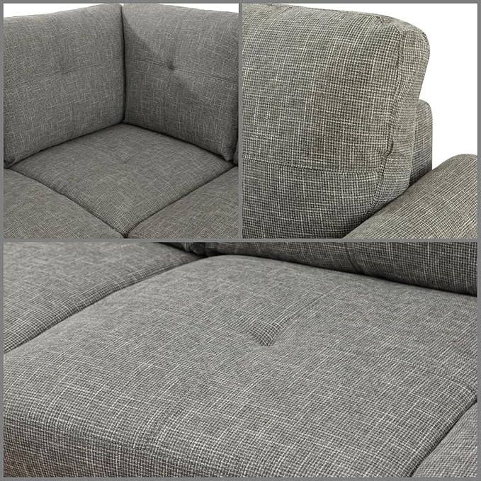 L Shaped Sectional Couches, Lounge Modular Sectional Sofa - Image 5