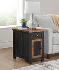 Martin Svensson Home Solid Wood Black and Honey Monterey Chairside End Table by MartinSvenssonHome