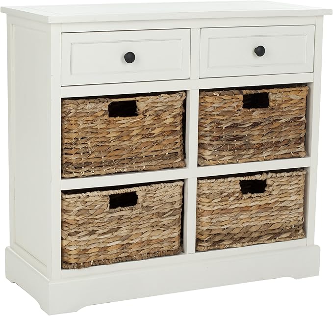 SAFAVIEH American Homes Collection Herman Vintage Grey Storage Unit - Image 5