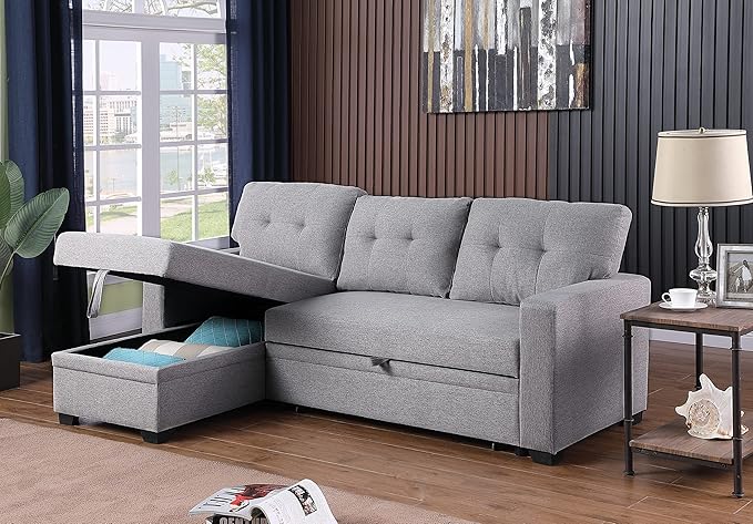 Devion Furniture Philly 4-in-1 Convertible L Shaped Couch - Image 2