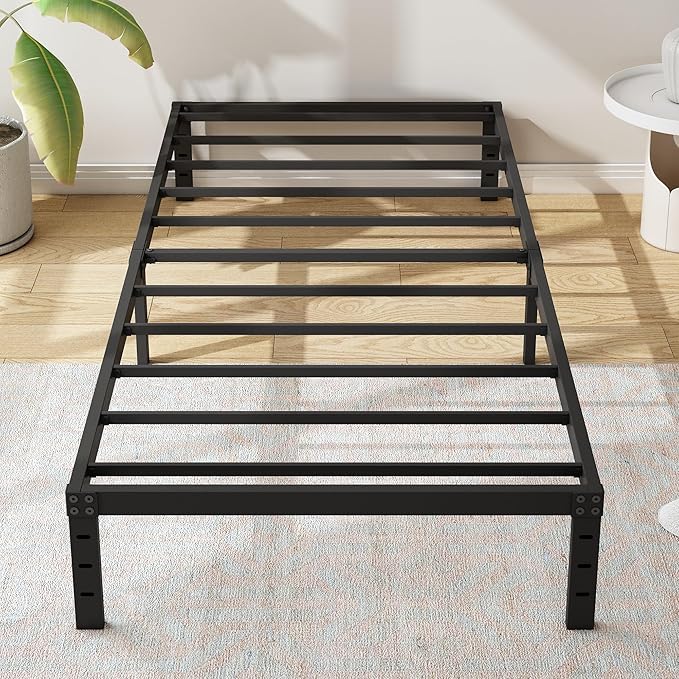 12 Inch Twin XL Size Bed Frames, Heavy Duty Metal Bed Frame Twin XL, No Box by Cieemine