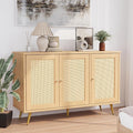 Shintenchi Large Rattan Storage Cabinet, Modern Sideboard Cabinet, Accent Large by Shintenchi