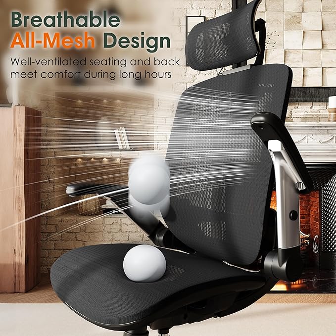 GABRYLLY Ergonomic Office Chair, High Back Home Desk Chair - Image 8