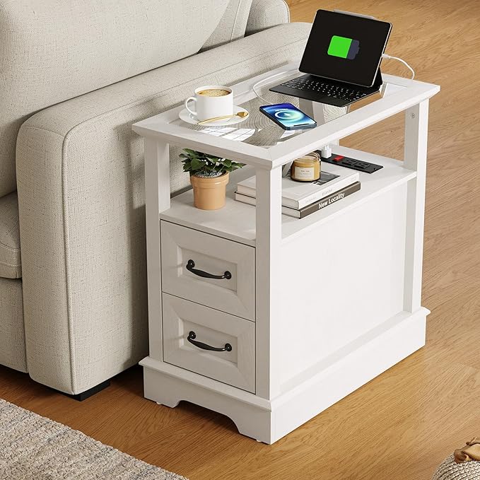 LINSY HOME Narrow End Table by LINSYHOME