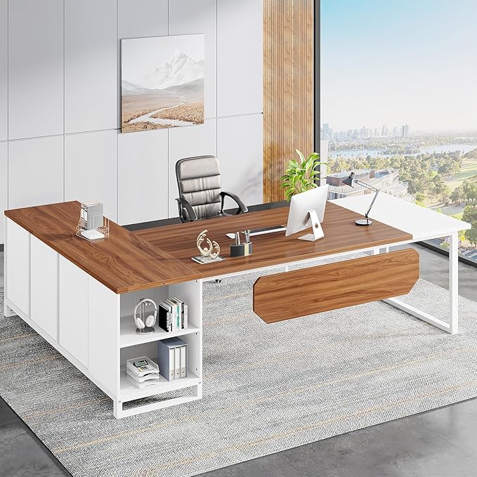 Tribesigns 70.8" L-Shaped Executive Desk - Image 3