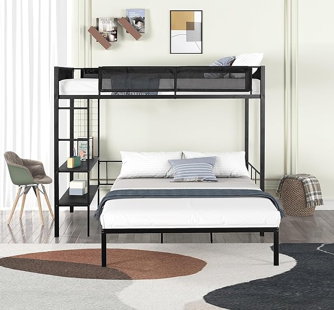Twin Over Twin Size Bunk Bed - Image 3