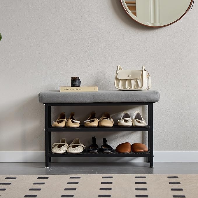 Shoe Rack Shoe Bench Shoe Organizer Storage Rack - Image 6